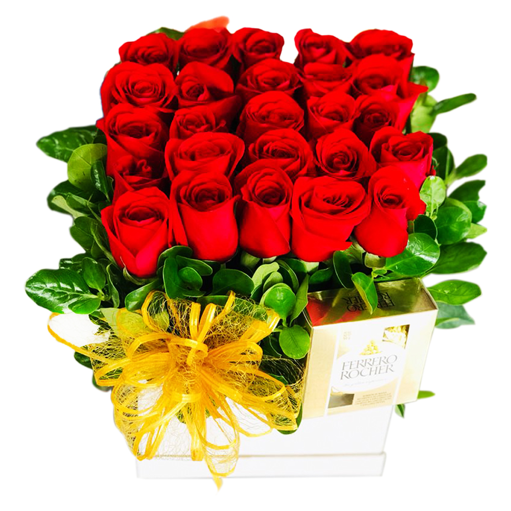 Rosas con Chocolates